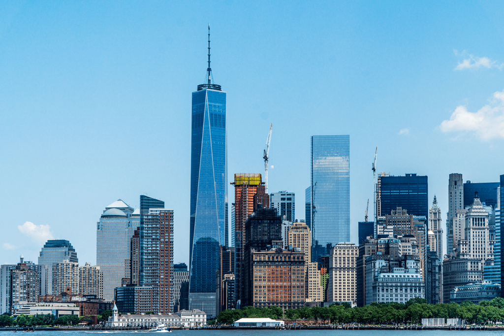 Real Estate Market New York skyline